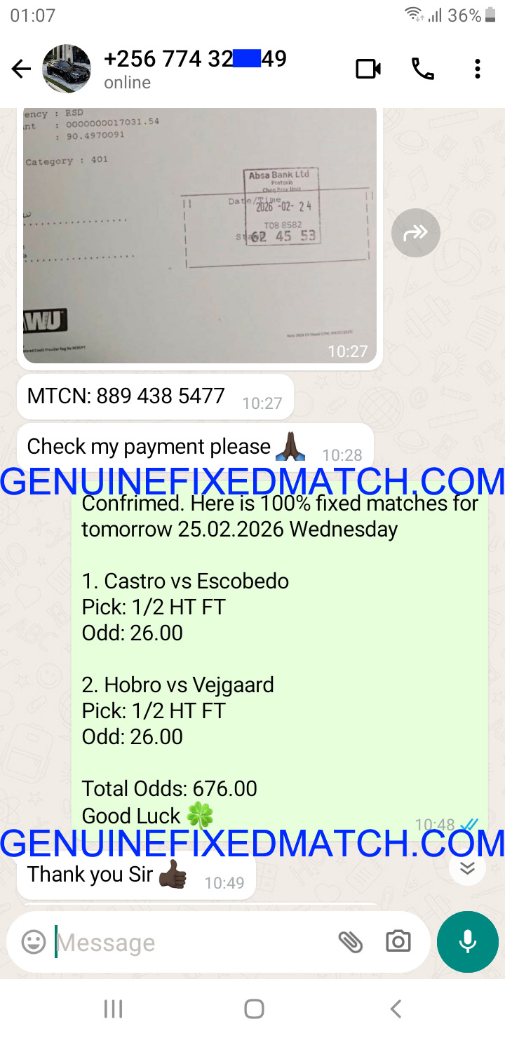 Fixed Match 100% Sure