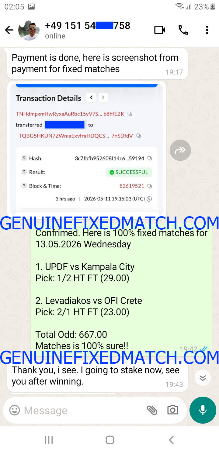 Fixed Matches