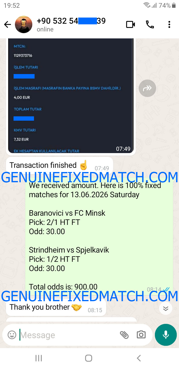 Fixed Matches