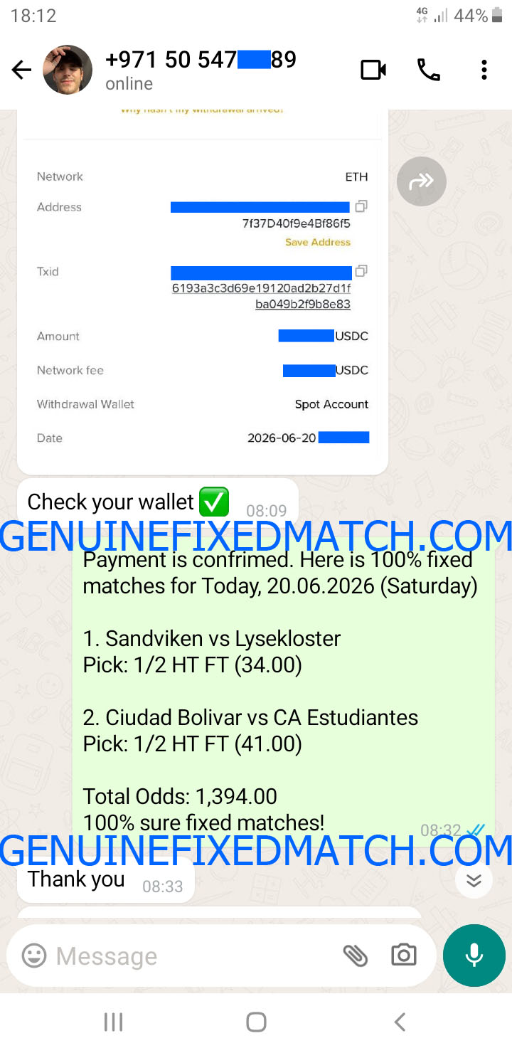 Fixed Matches