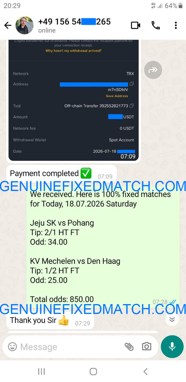 Fixed Matches