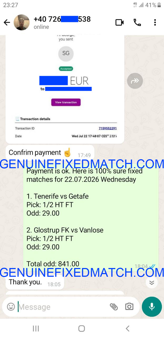 Free Fixed Match