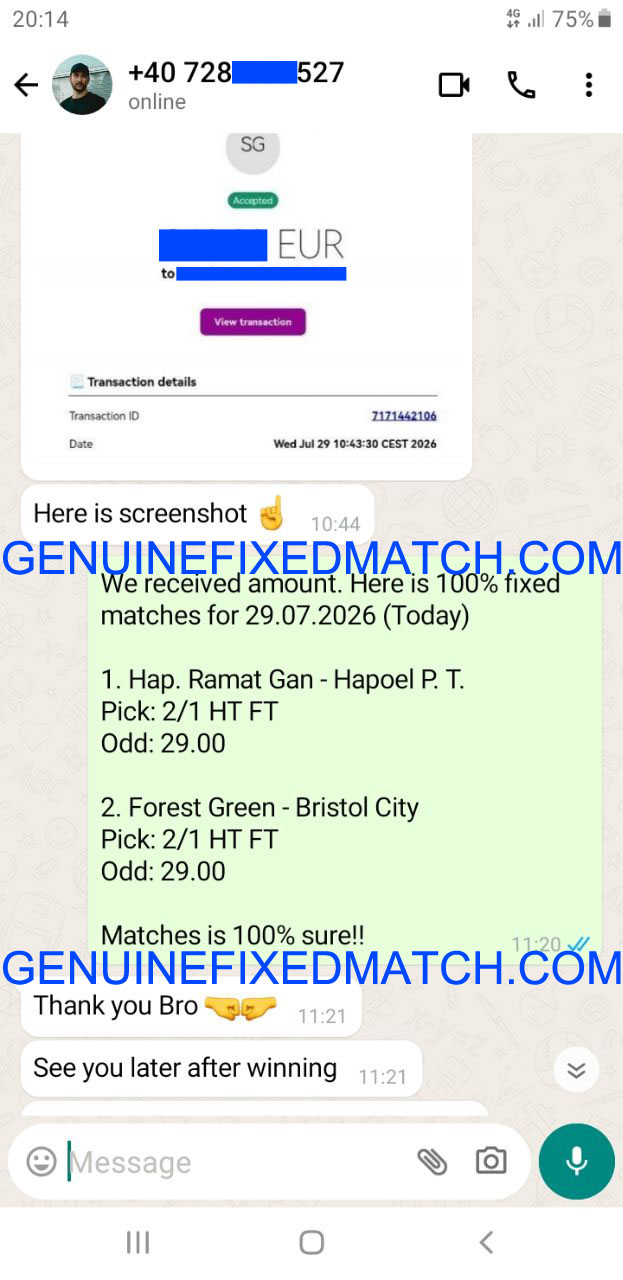 Fixed Matches
