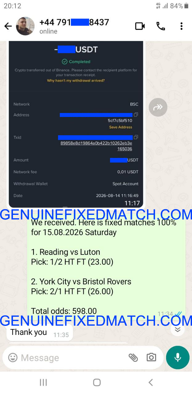 Manipulated Fixed Matches