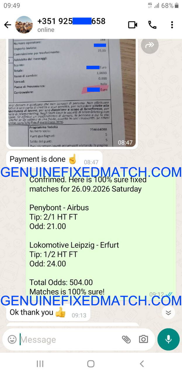 Fixed Matches