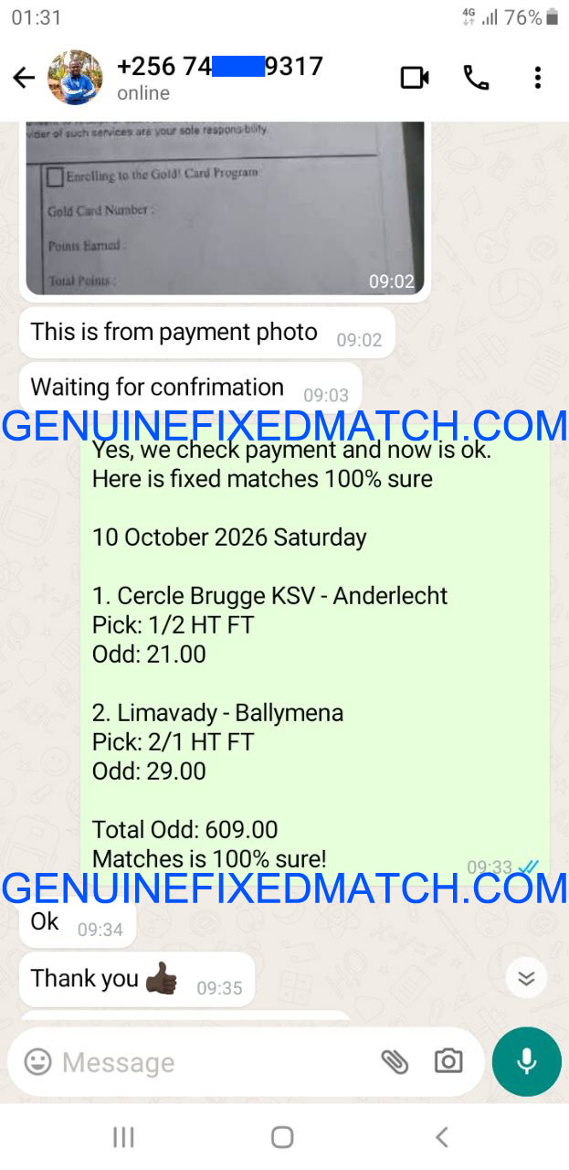 Fixed Matches