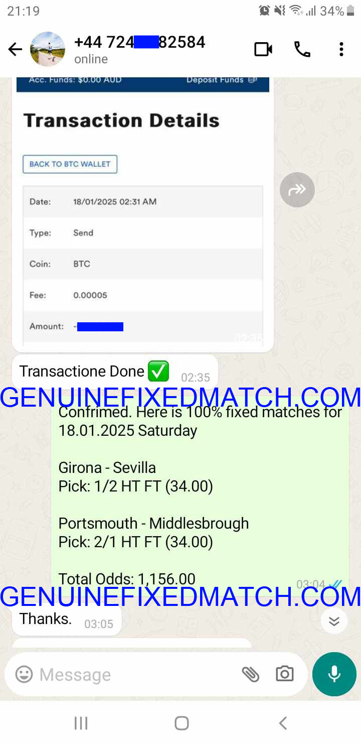 Fixed Matches
