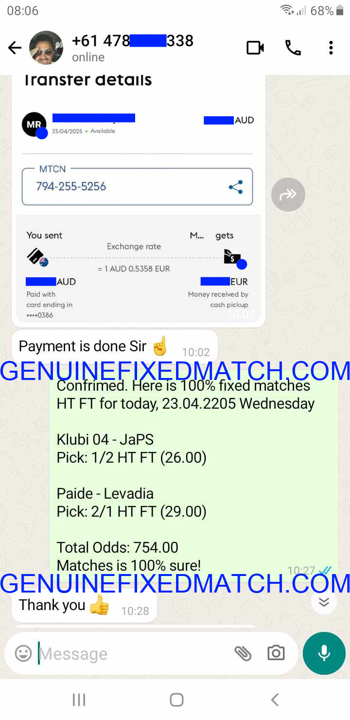 Fixed Matches