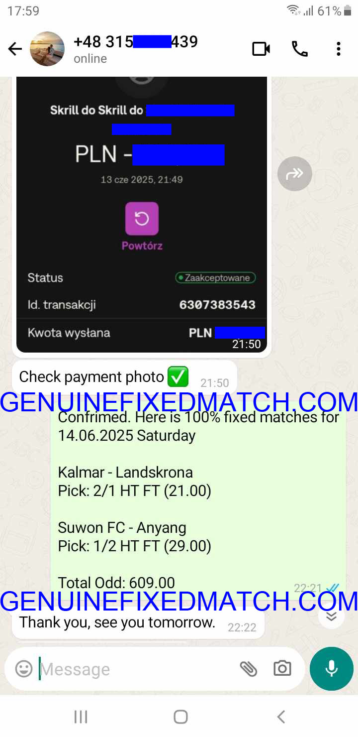 Fixed Matches
