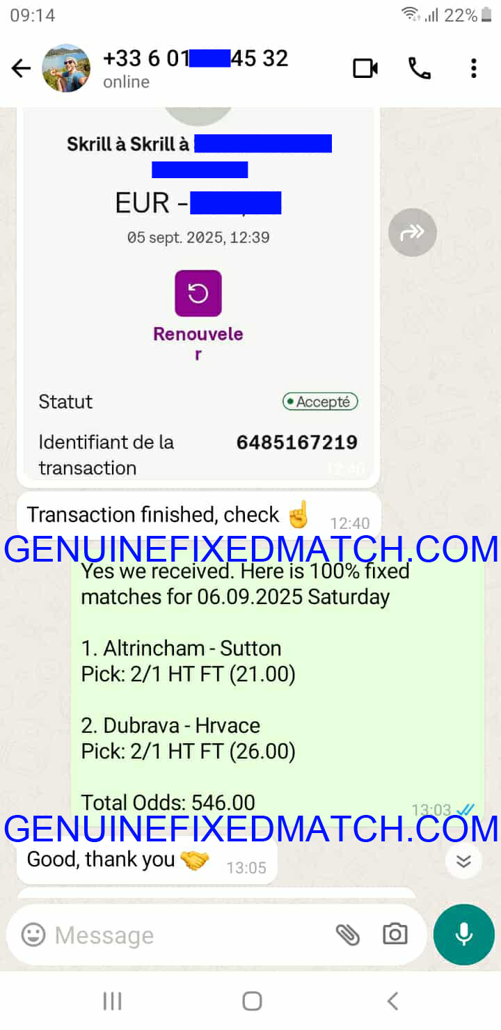 Correct Fixed Match