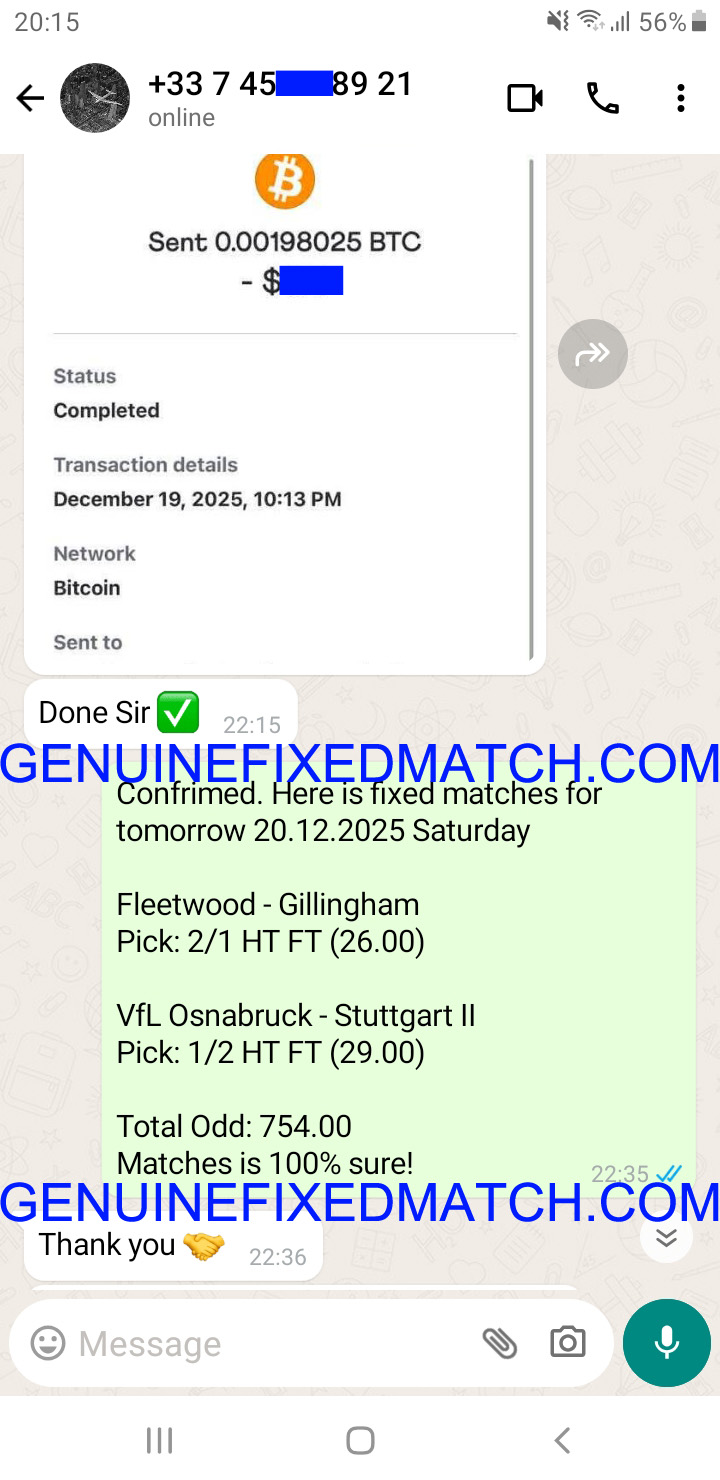 Fixed Matches