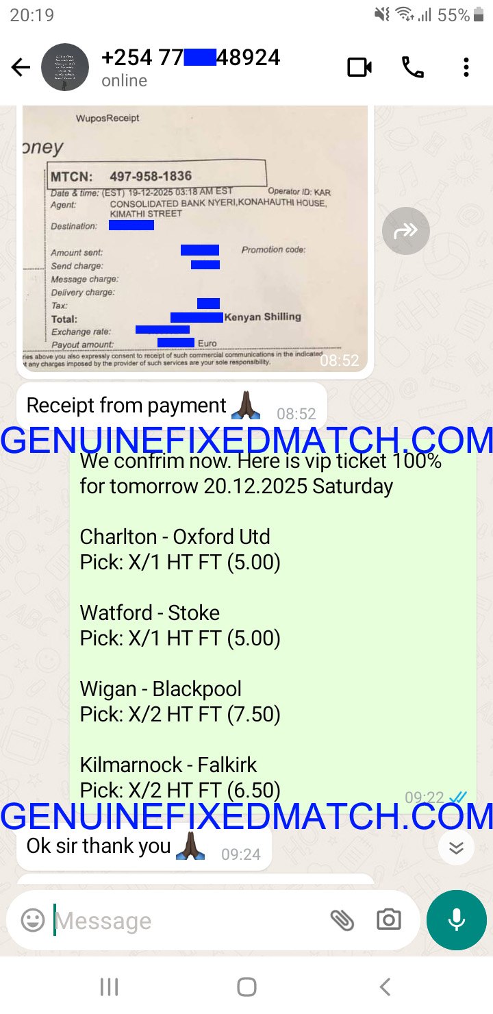 Correct Fixed Matches