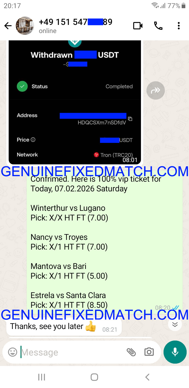 Fixed Match 100% Sure