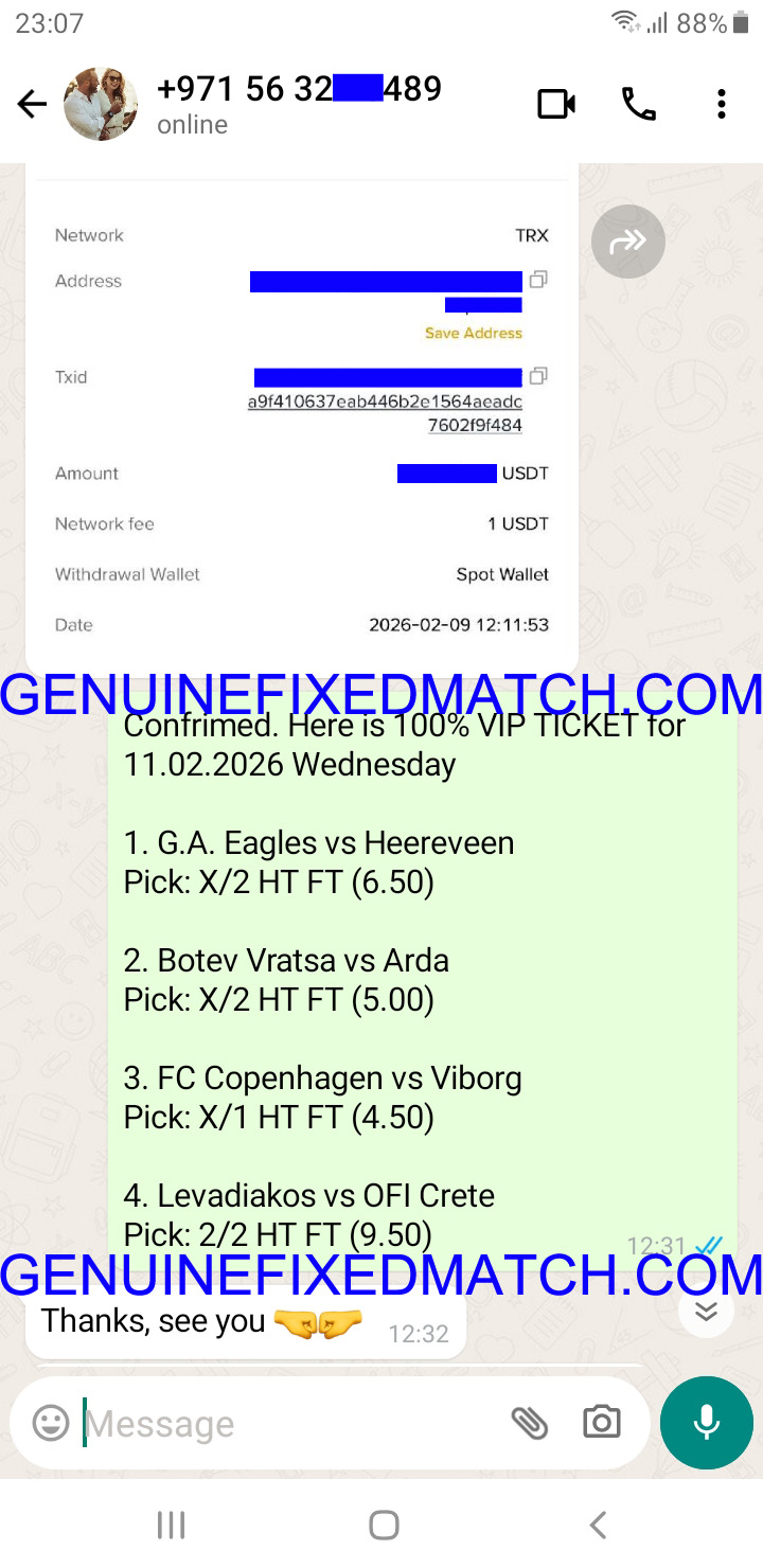 Correct Fixed Matches