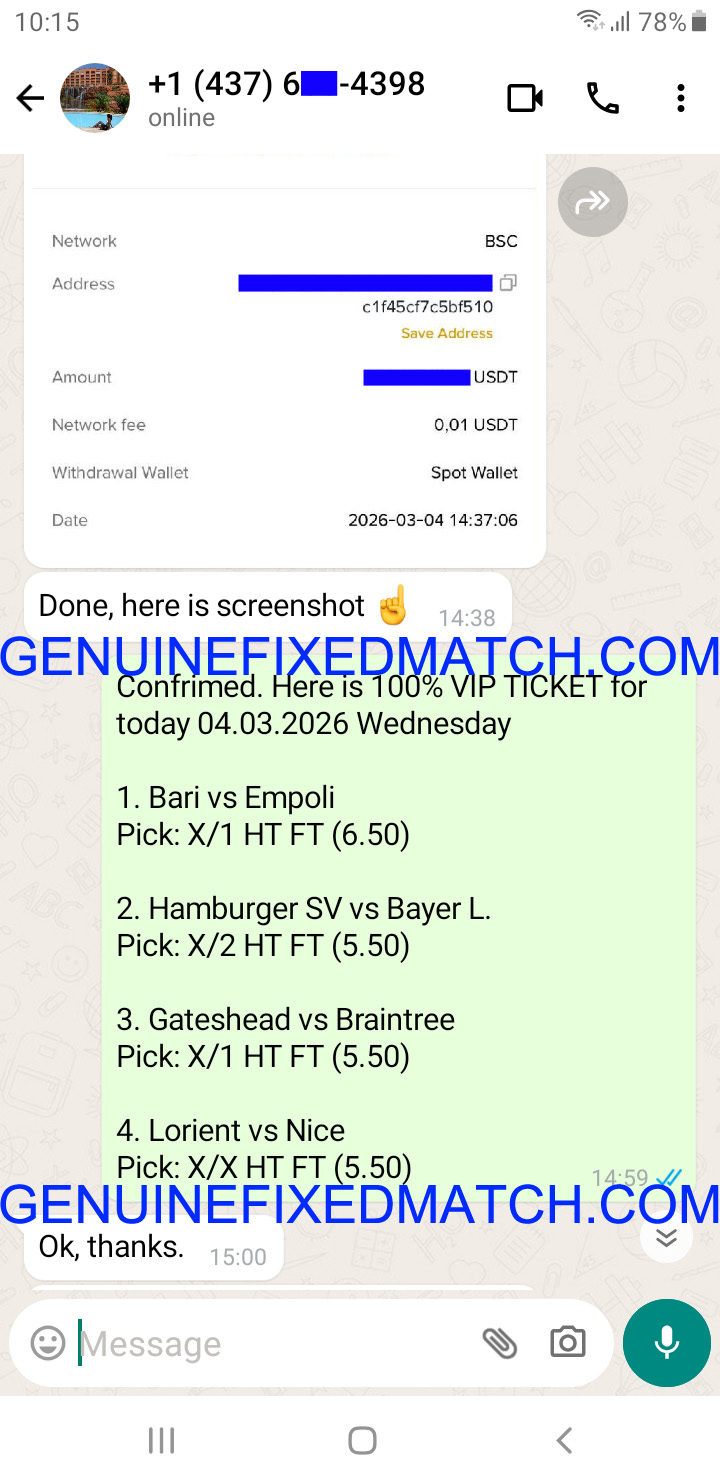 Fixed Match 100% Sure