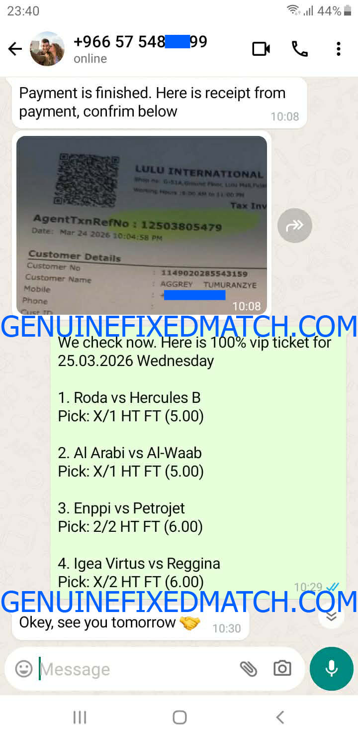 Genuine Fixed Matches