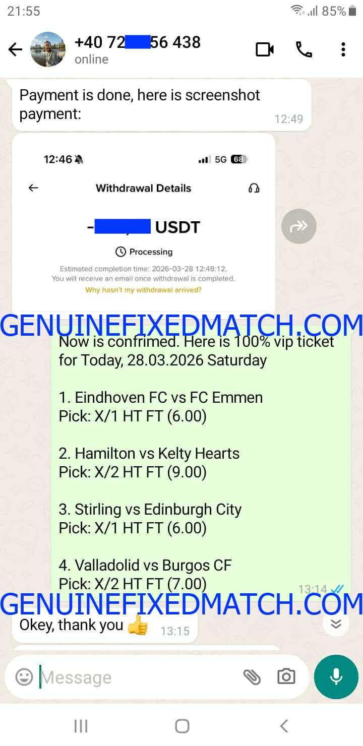 Correct Fixed Matches