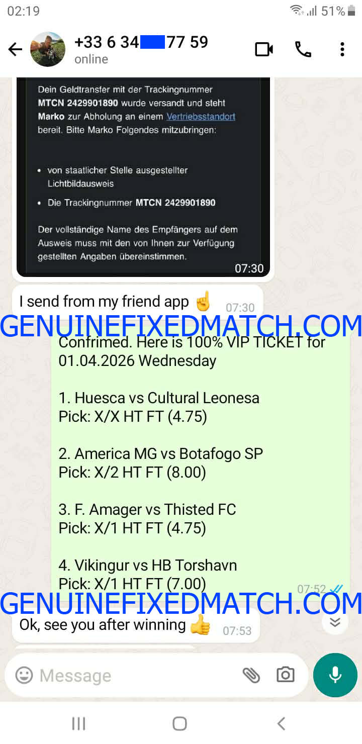 Correct Fixed Matches