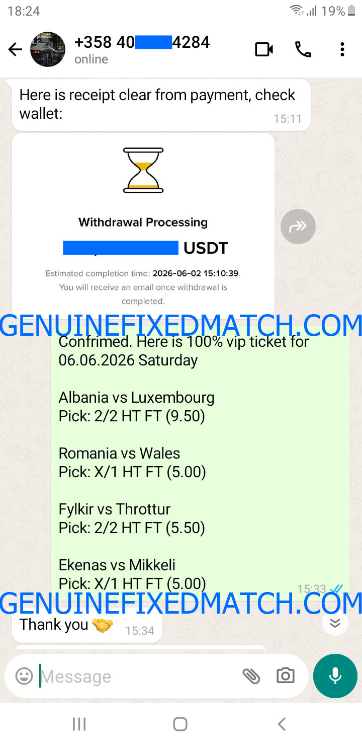 Fixed Match 100% Sure