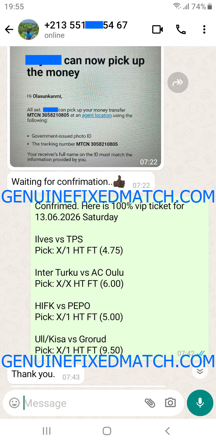 Fixed Match 100% Sure