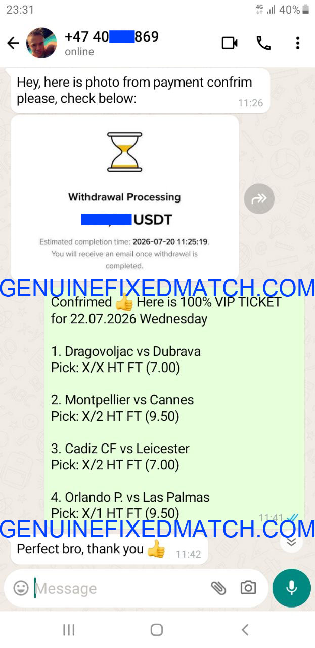 Fixed Matches 100 Sure