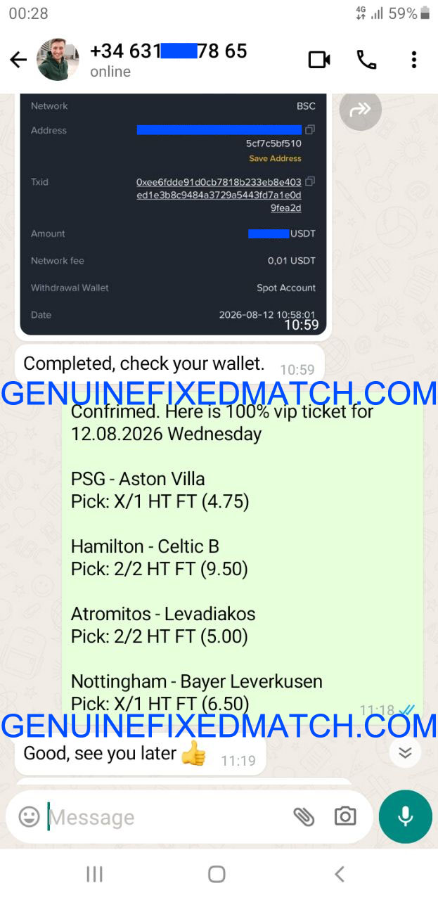 Fixed Matches 100 Sure