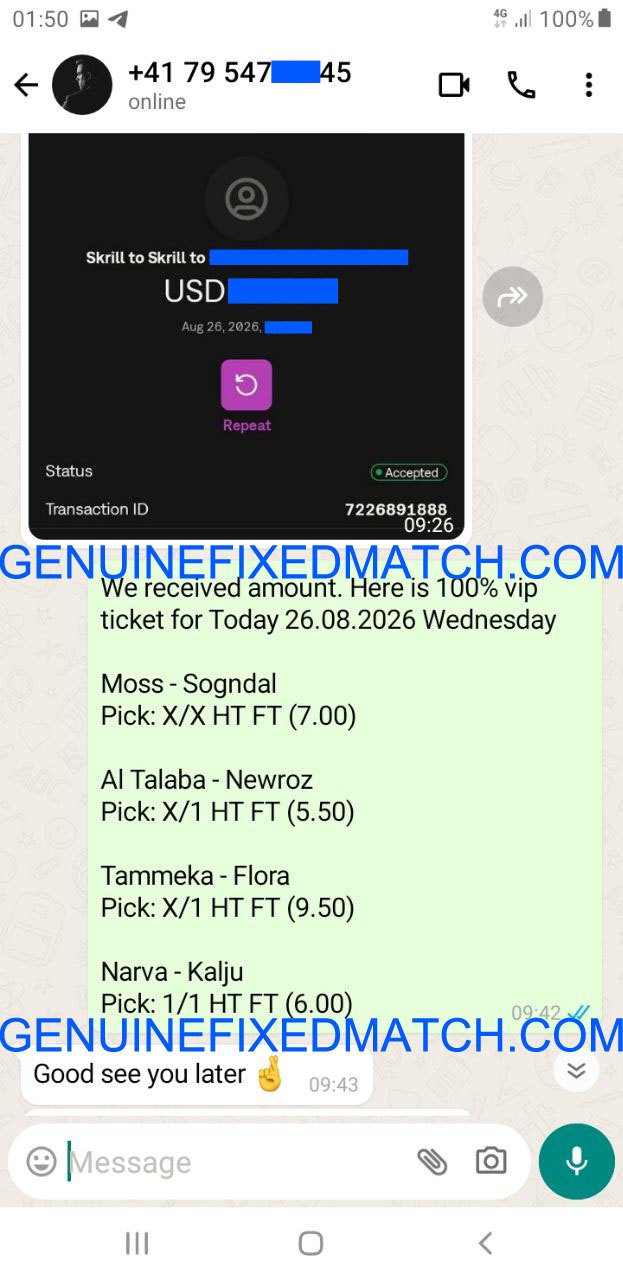Fixed Matches 100 Sure