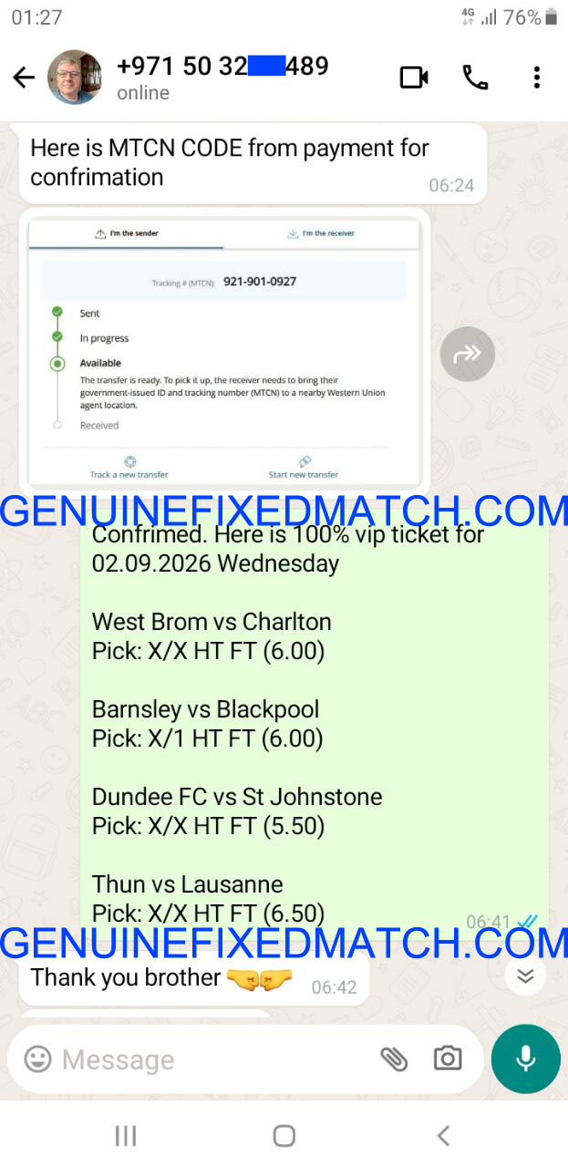 Daily Single Fixed Match