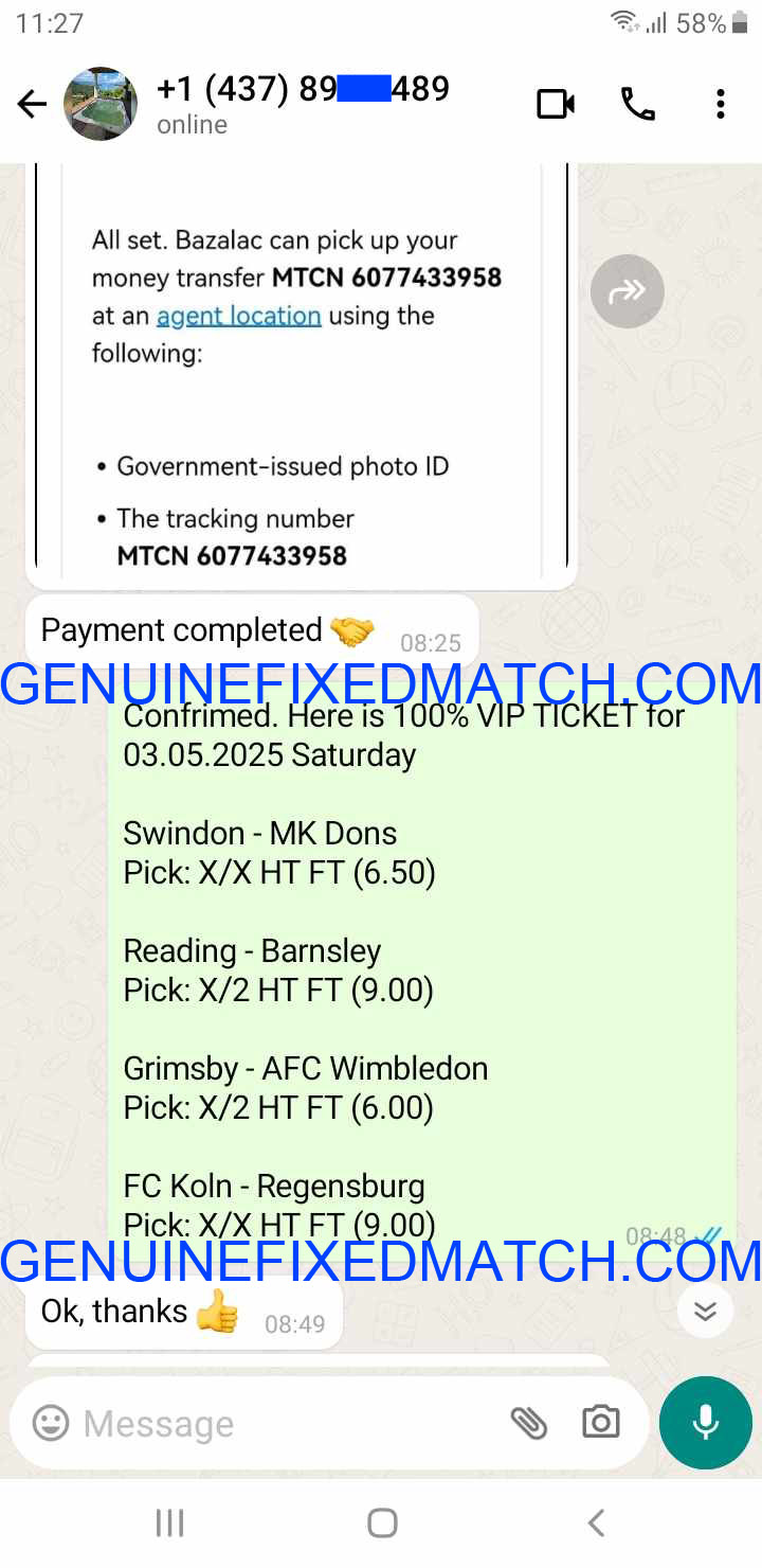 Correct Fixed Matches