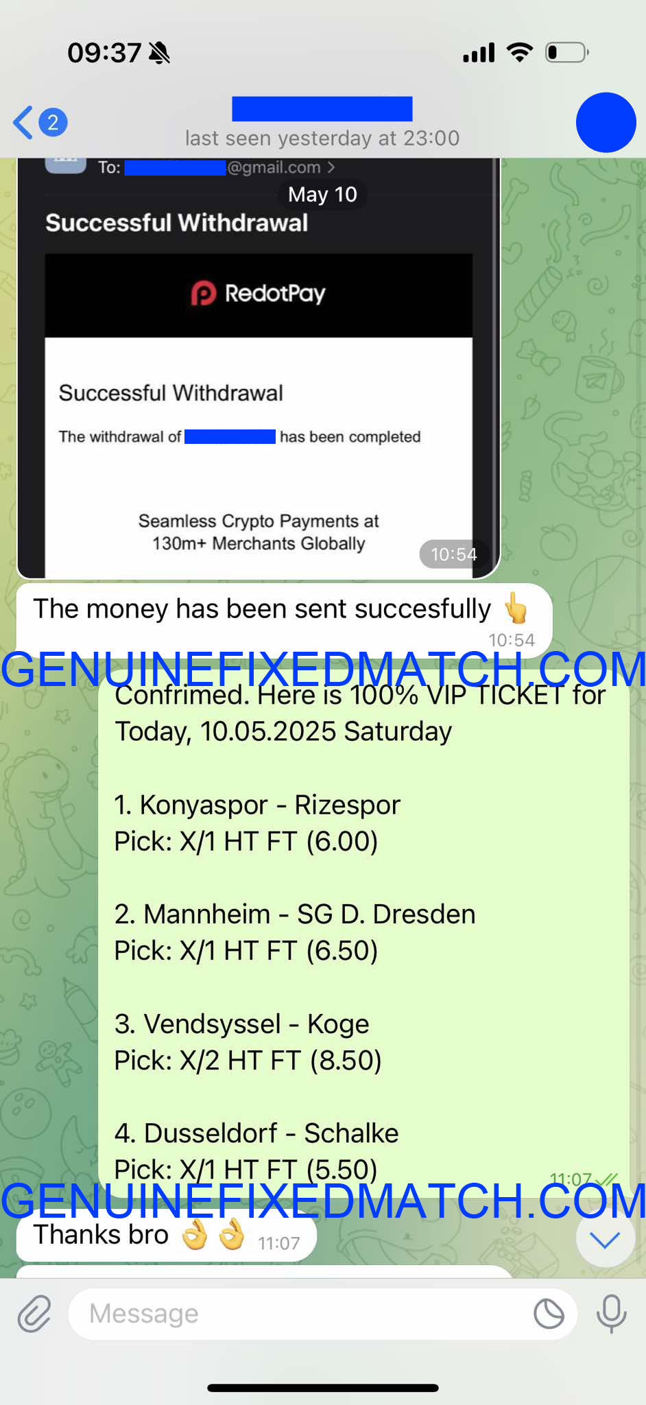 Correct Fixed Match