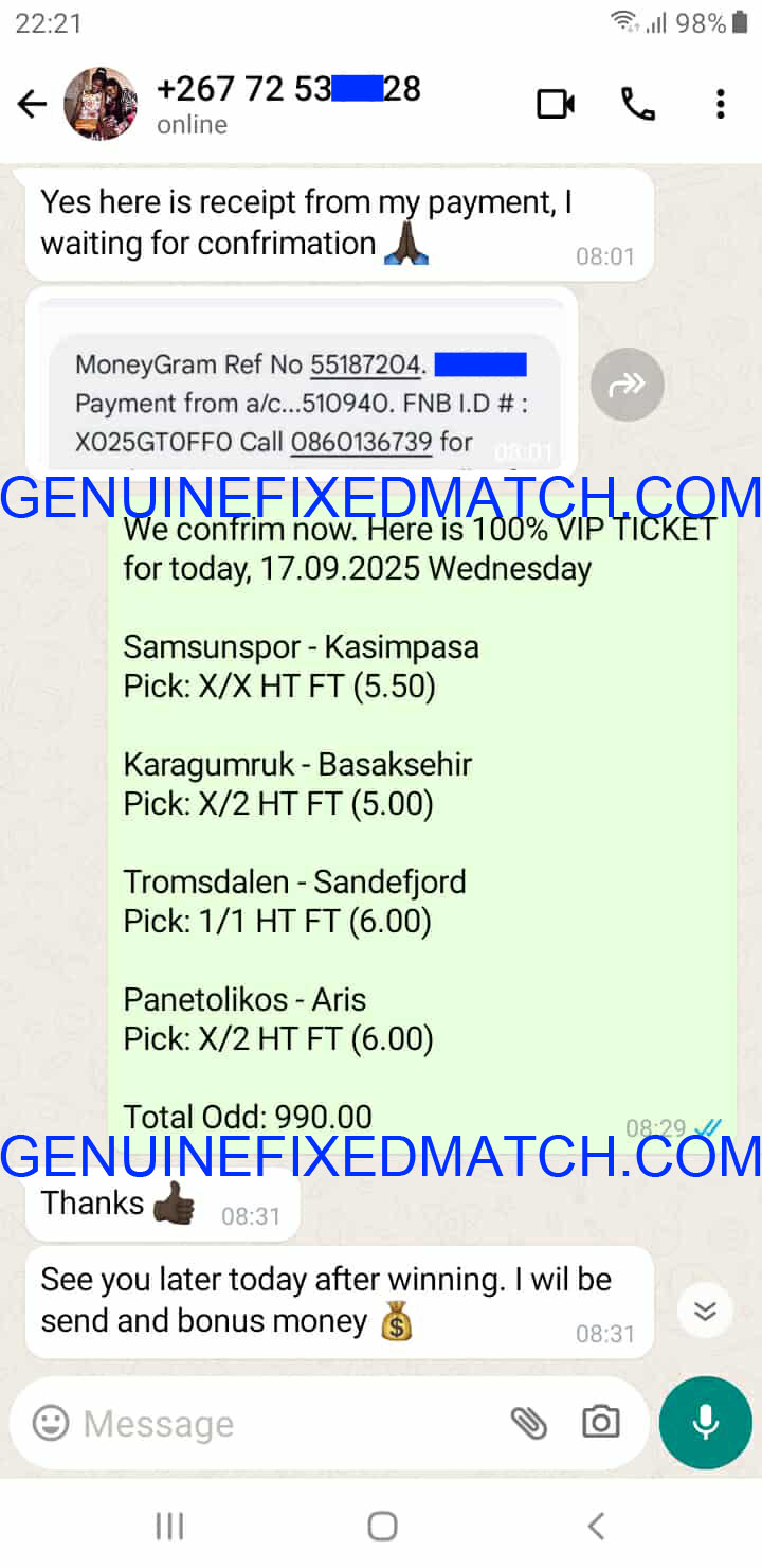 Correct Fixed Matches