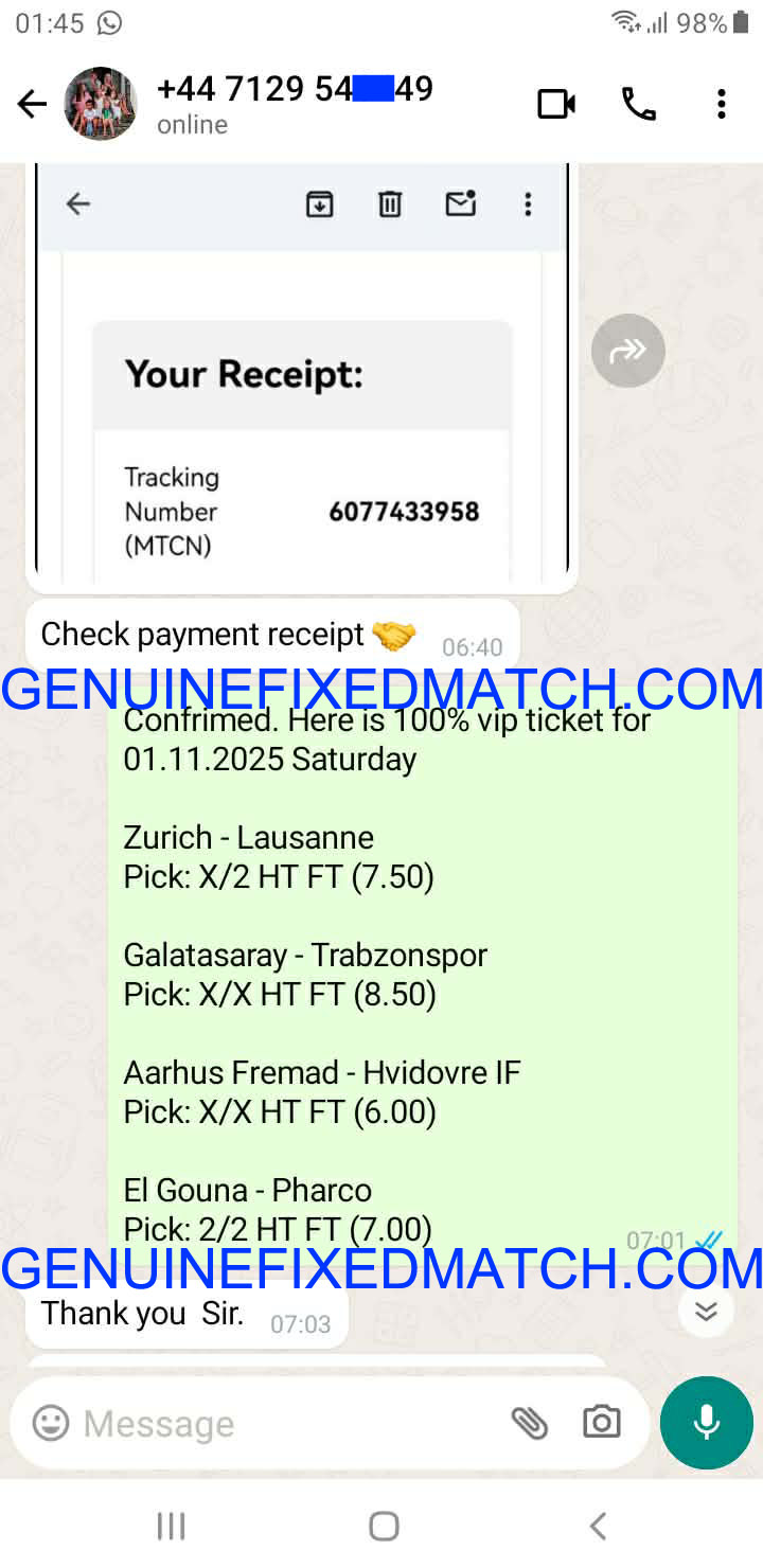 Fixed Match 100% Sure