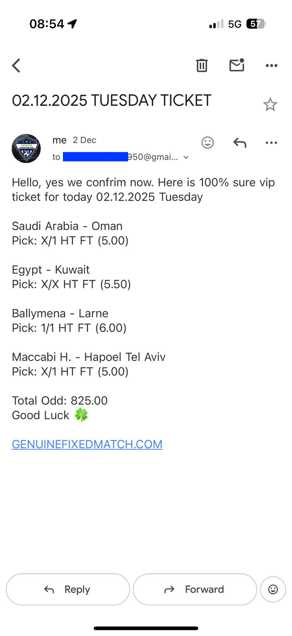 Fixed Match 100% Sure