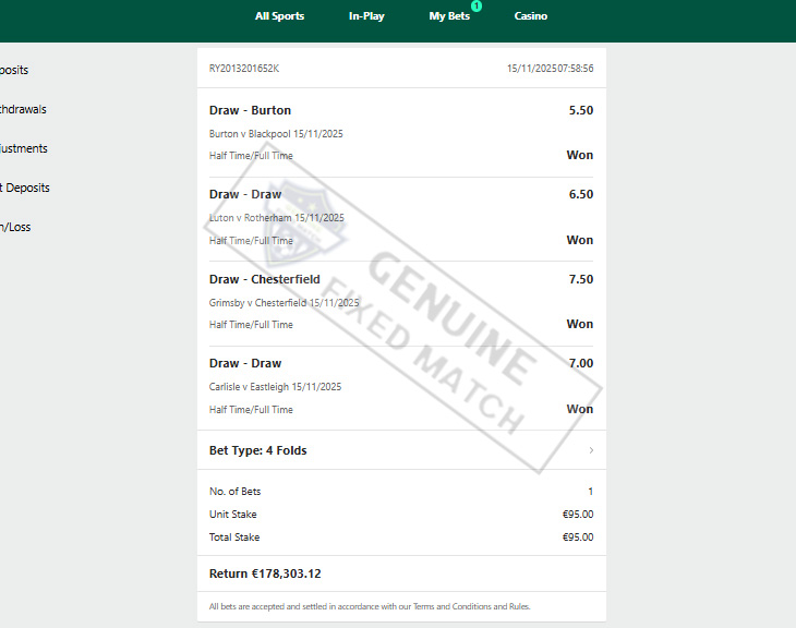 Football Fixed Match